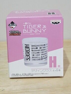 *4 for $30* Tiger & Bunny Heroes Glass - Banpresto